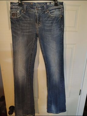 Miss Me Women's Blue Denim Jeans - Size 30